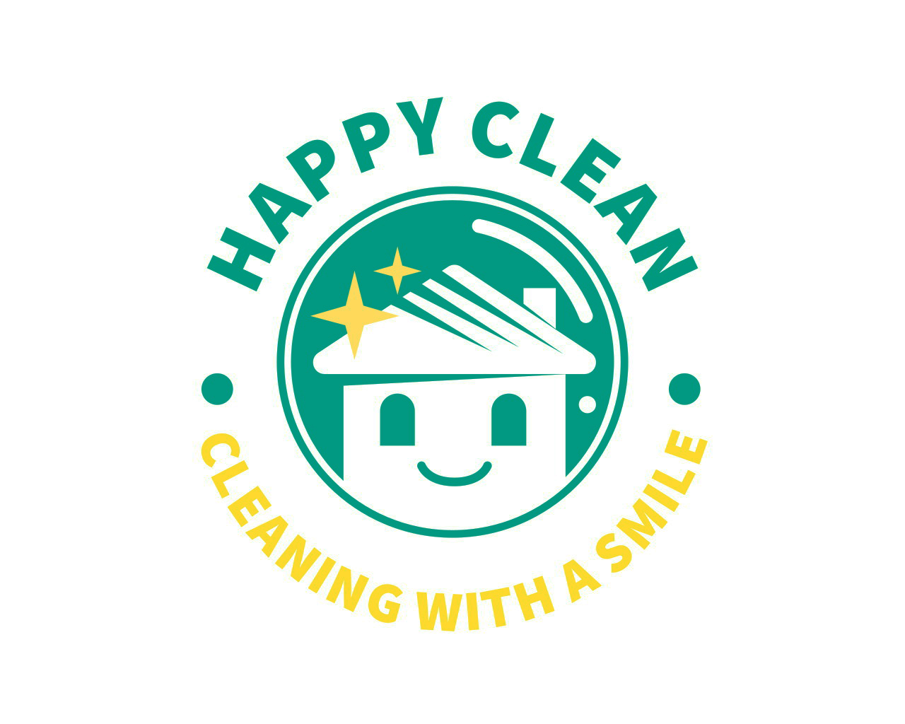 happy clean logo